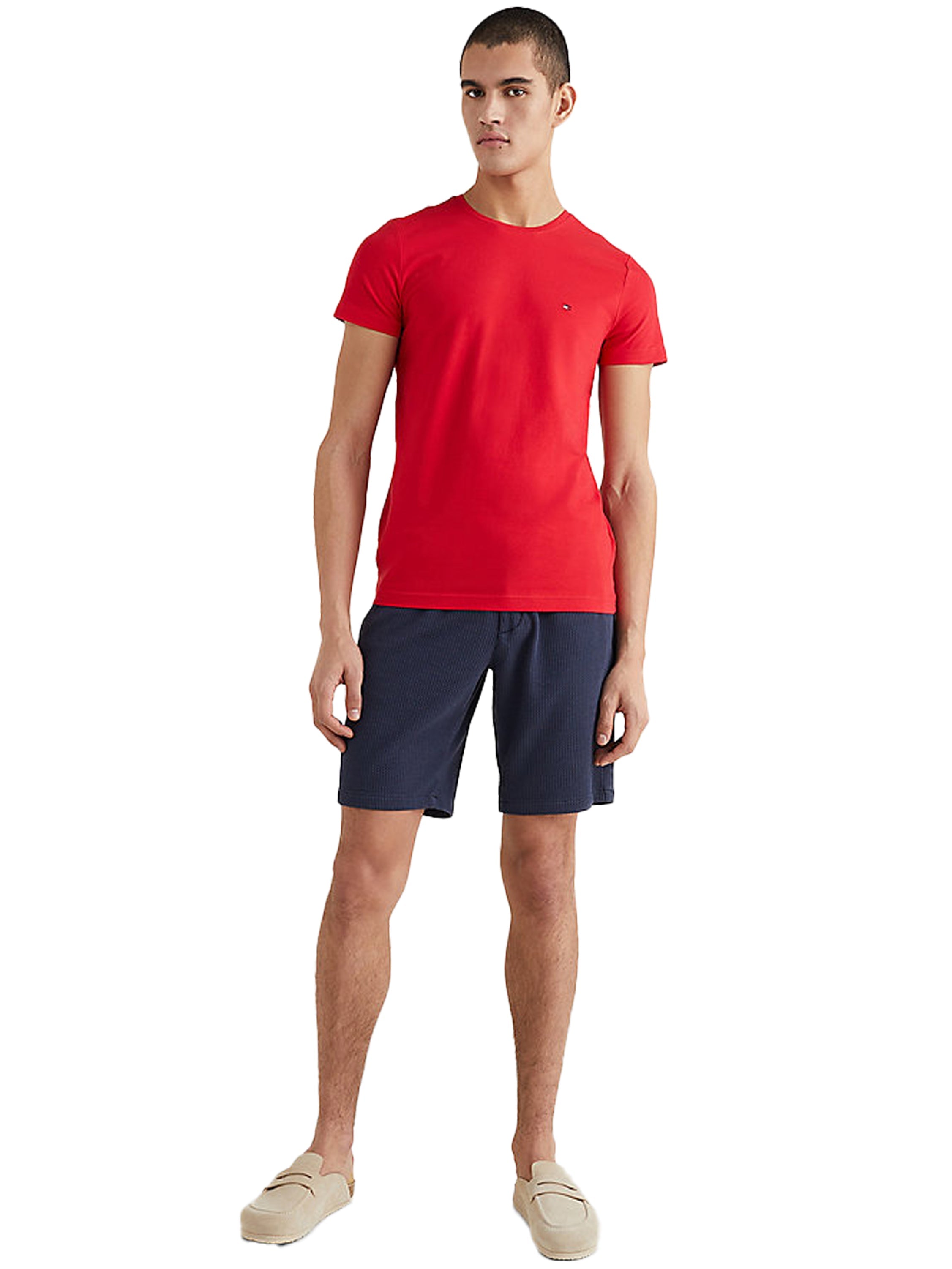 Tommy Hilfiger Mens T Shirt Core Slim Fit Crew Neck T-Shirt