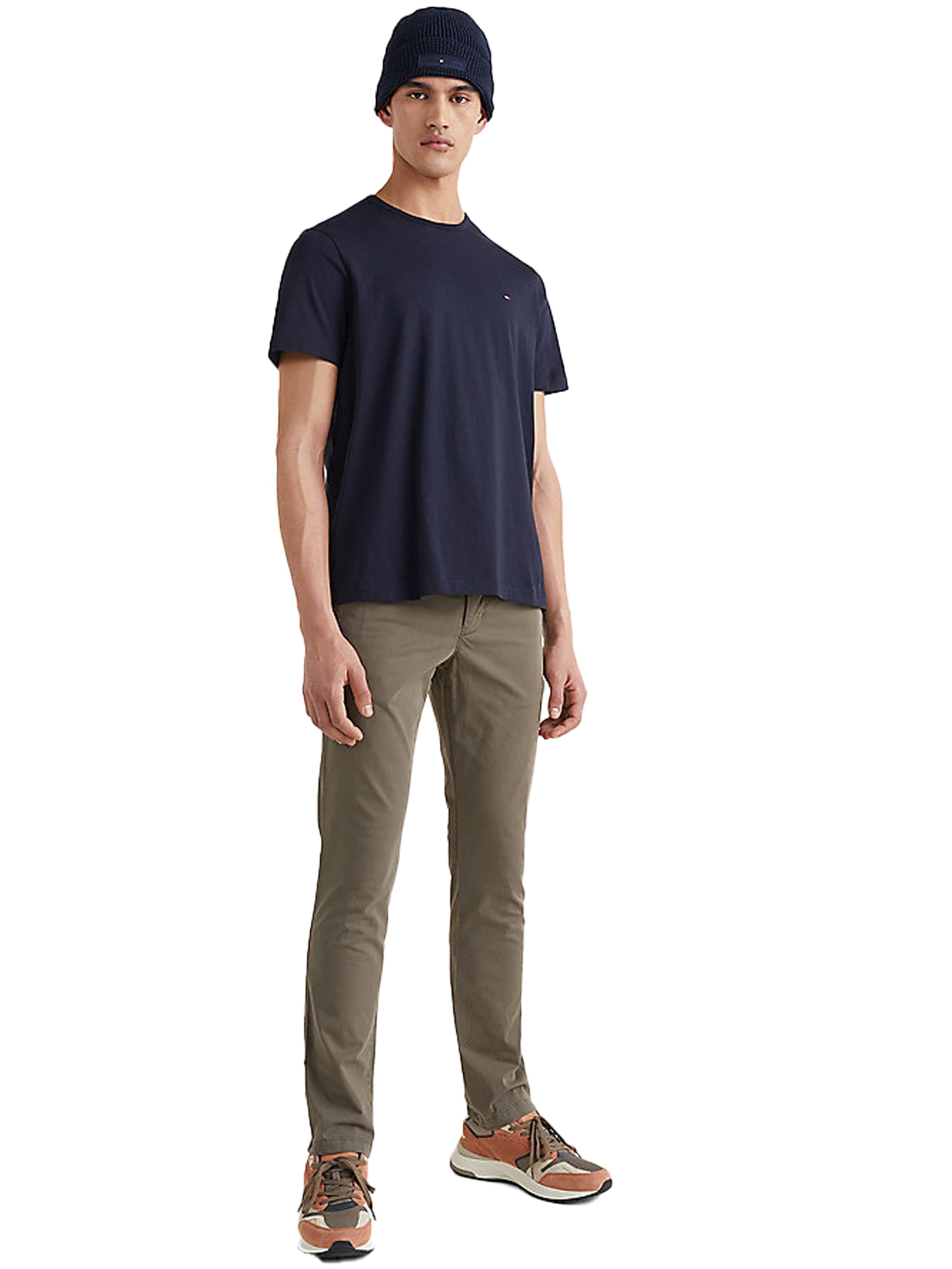Tommy Hilfiger Mens T Shirt Core Slim Fit Crew Neck T-Shirt
