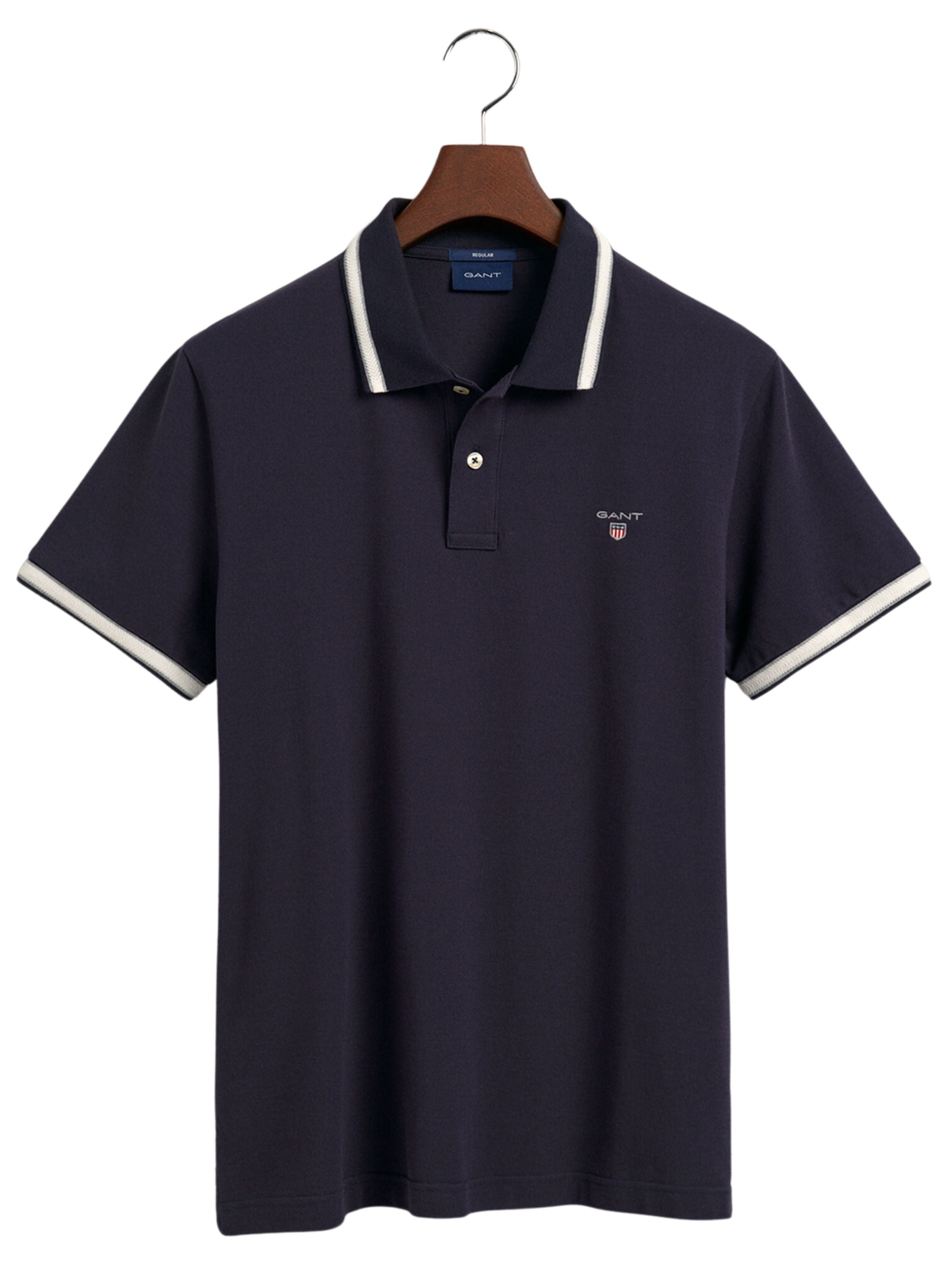 Gant | Mens Tipping Pique Polo Shirt