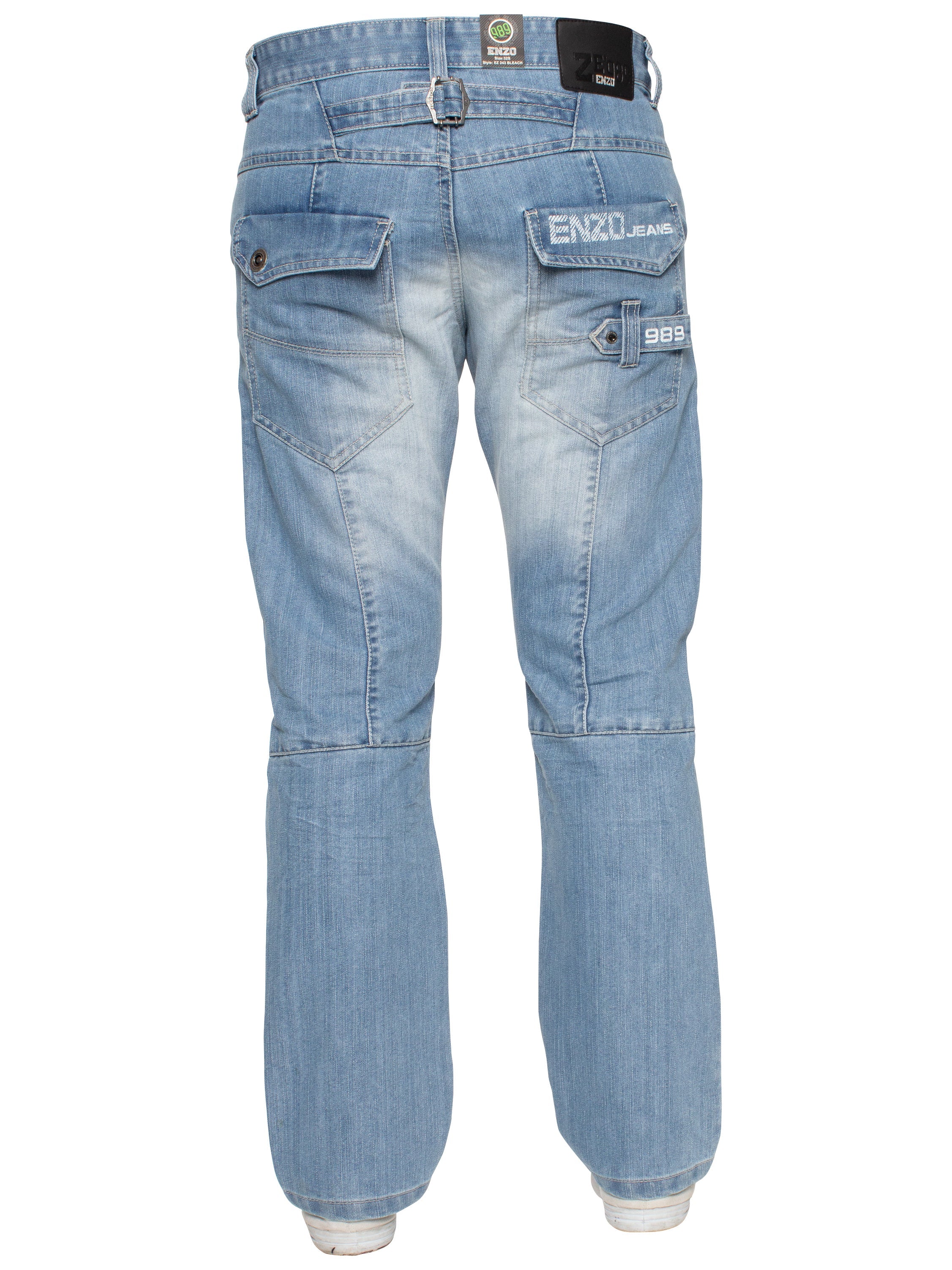 Enzo | Mens Straight Leg Denim Jeans