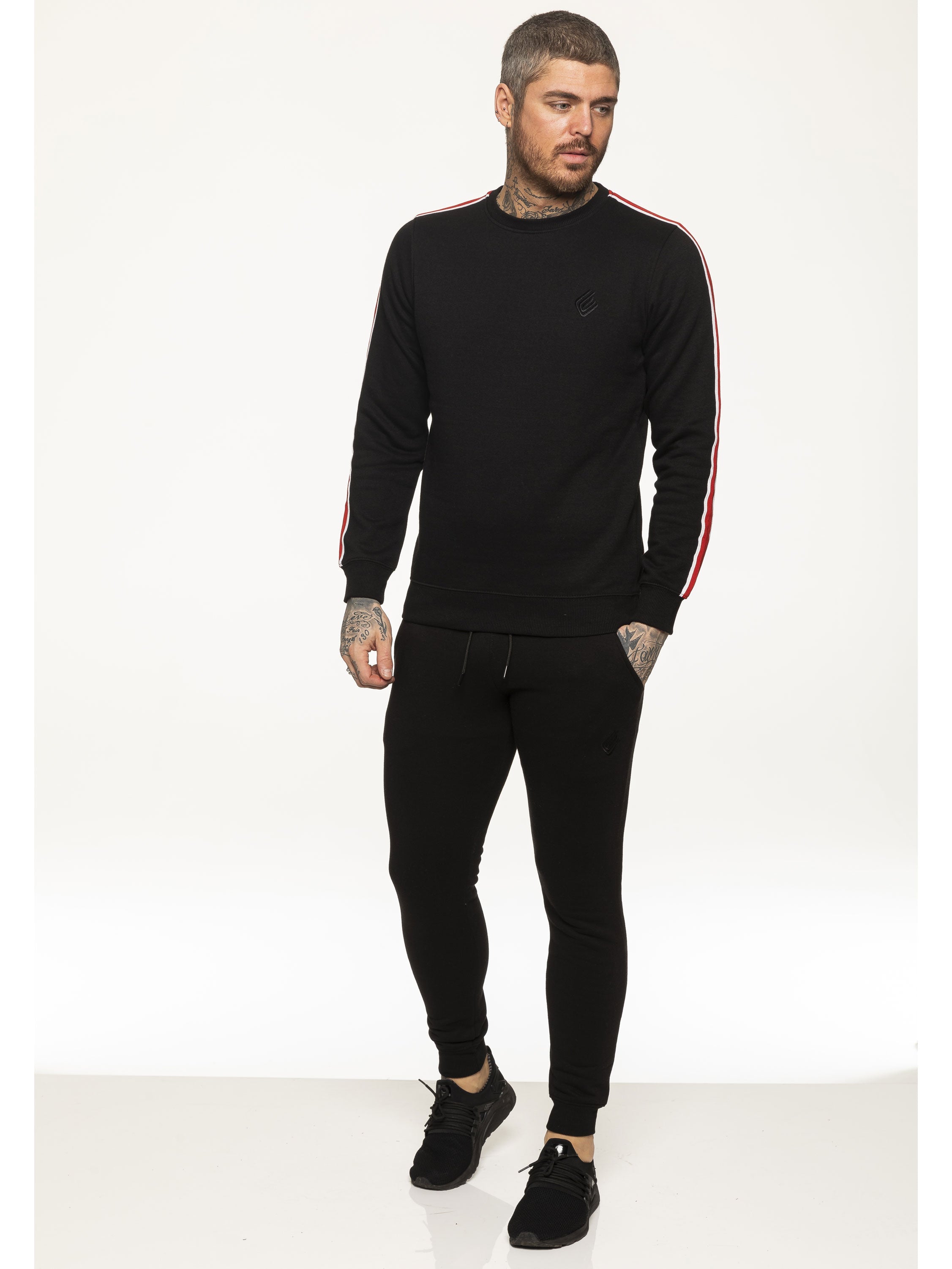 Mens Crew Neck Designer Sweatshirt | Enzo Designer Menswear