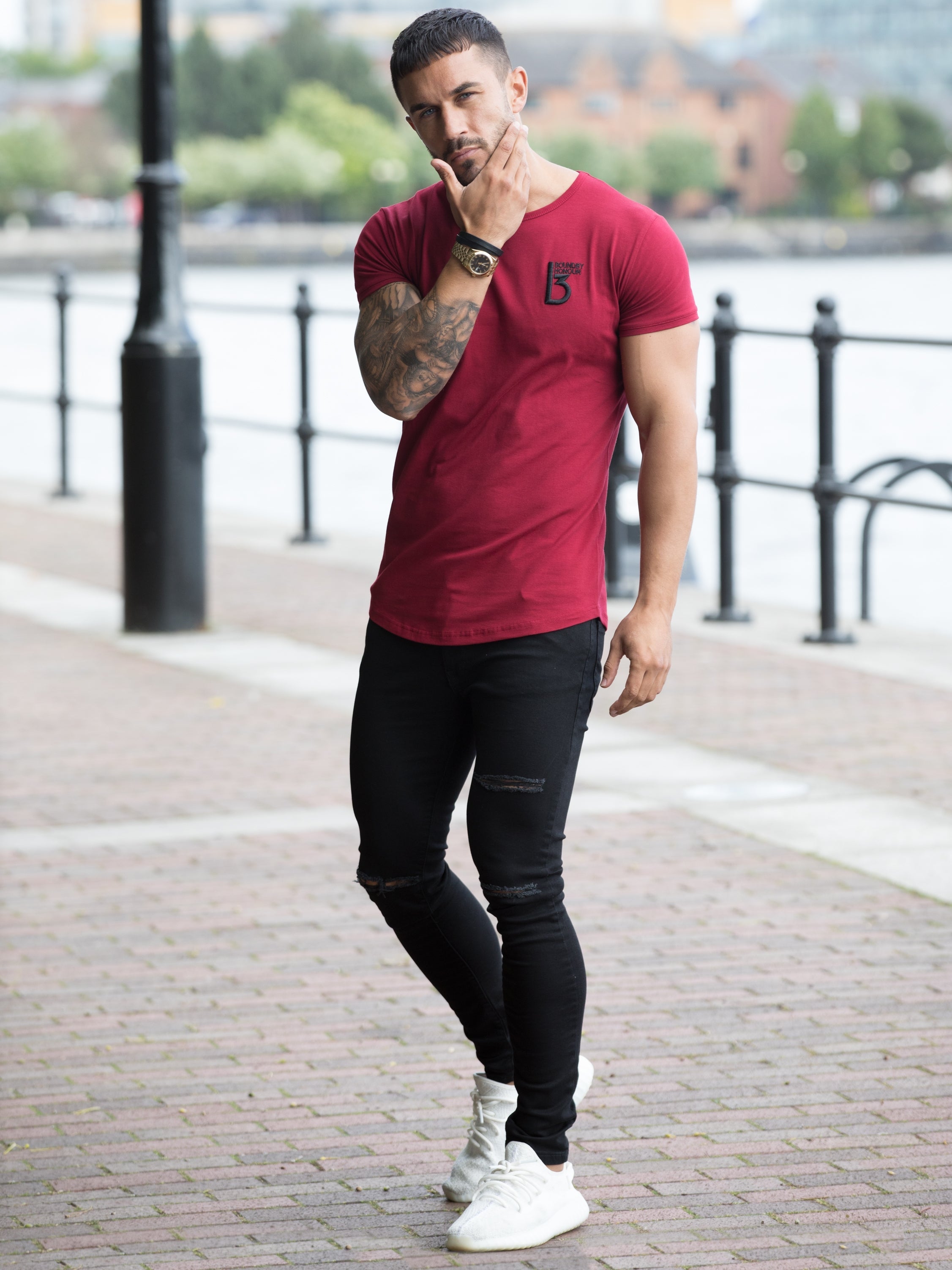 BH Men's Branded Short Sleeve Athletic T-shirt | Bound By Honour