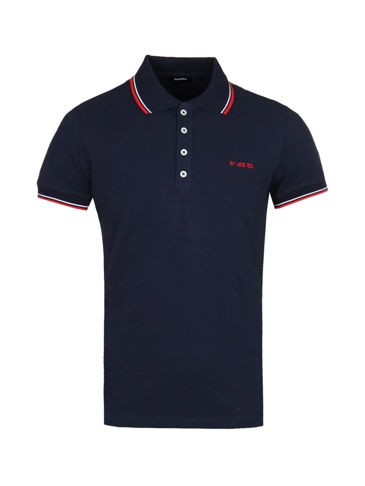 Diesel Mens Short Sleeve Polos | T-Randy Broken