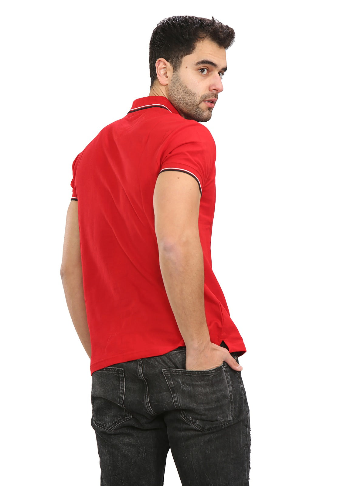 Diesel Mens Short Sleeve Polos | T-Randy Broken