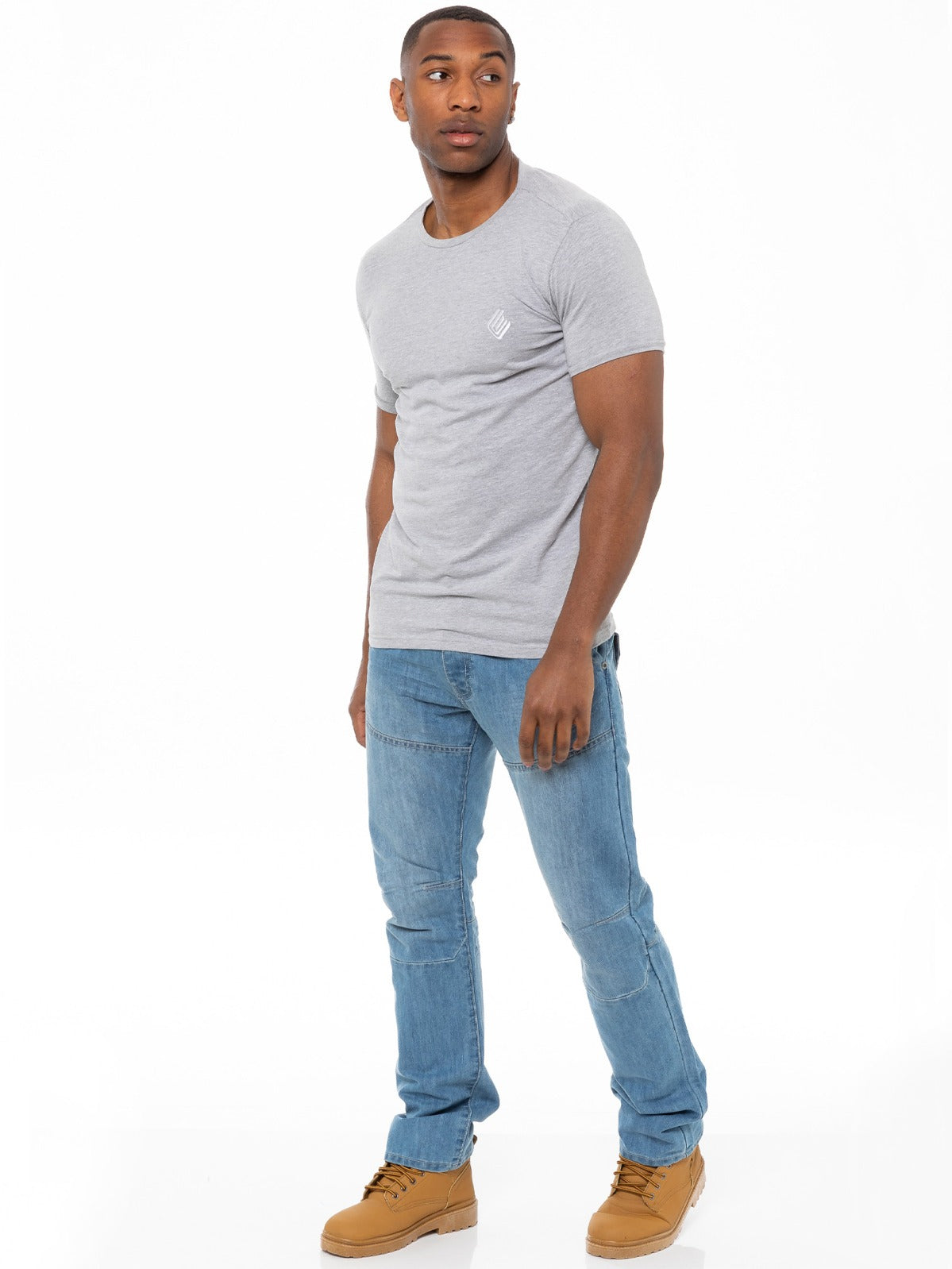 Enzo | Mens Straight Fit Denim Jeans Designer Menswear