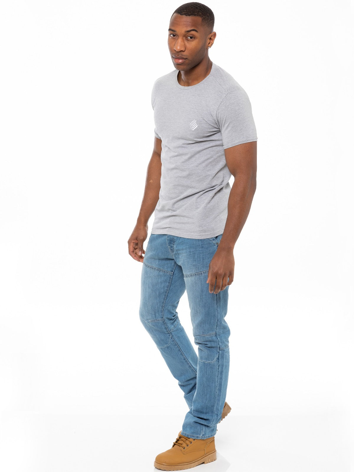 Enzo | Mens Straight Fit Denim Jeans Designer Menswear
