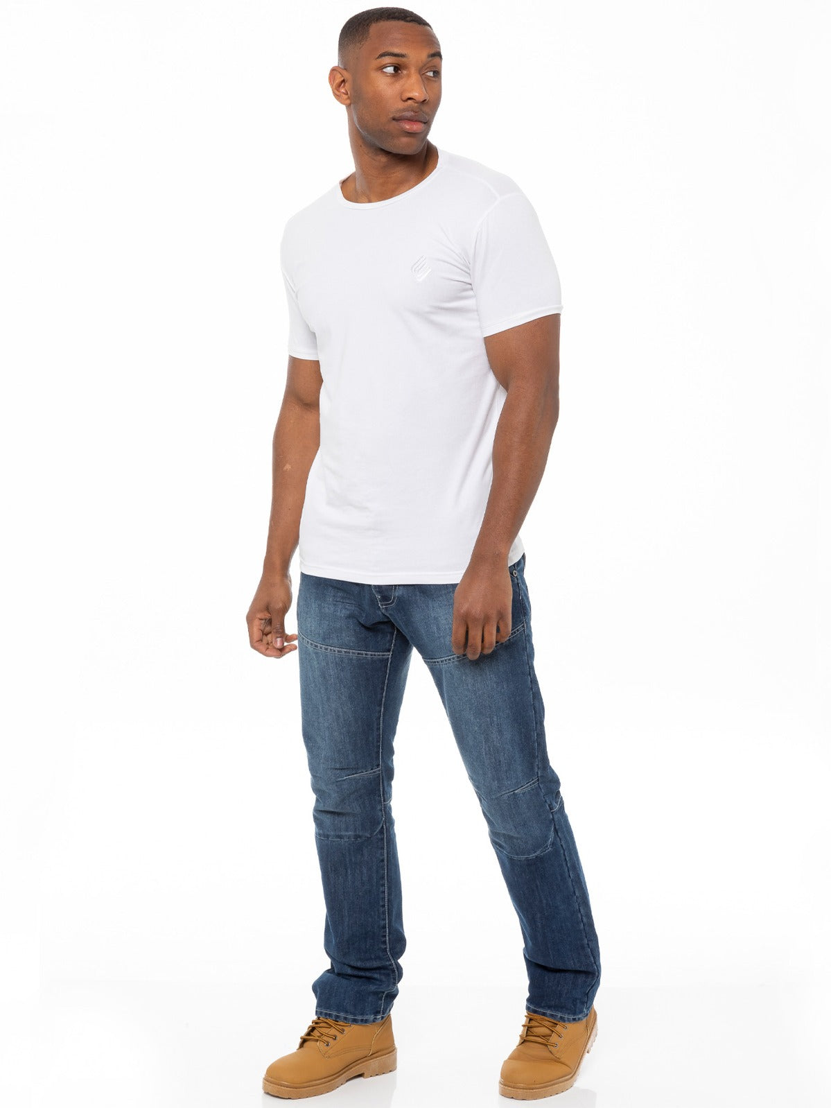 Enzo | Mens Straight Fit Denim Jeans Designer Menswear