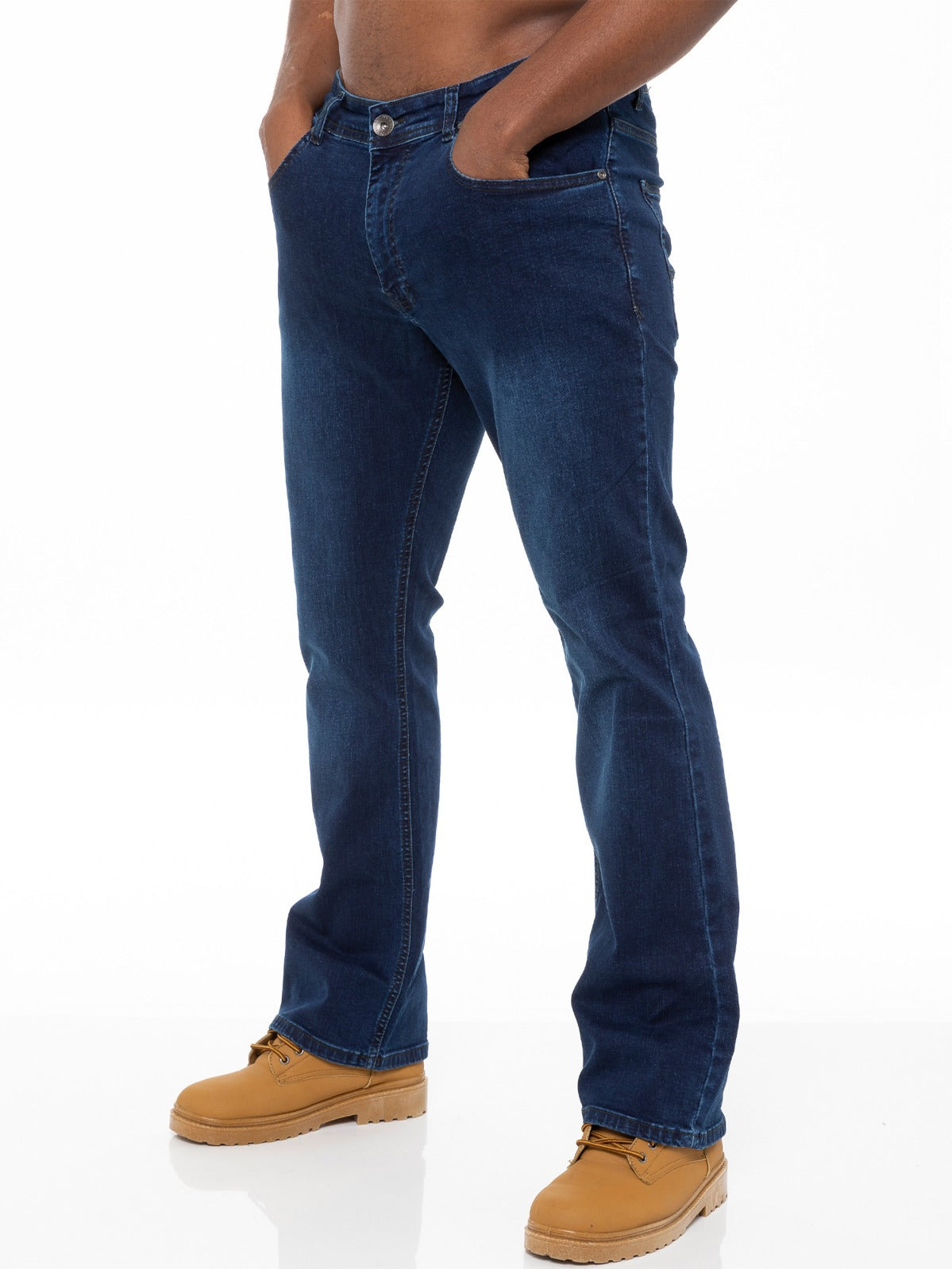Designer Mens Bootcut Denim Jeans  | Enzo Designer Menswear