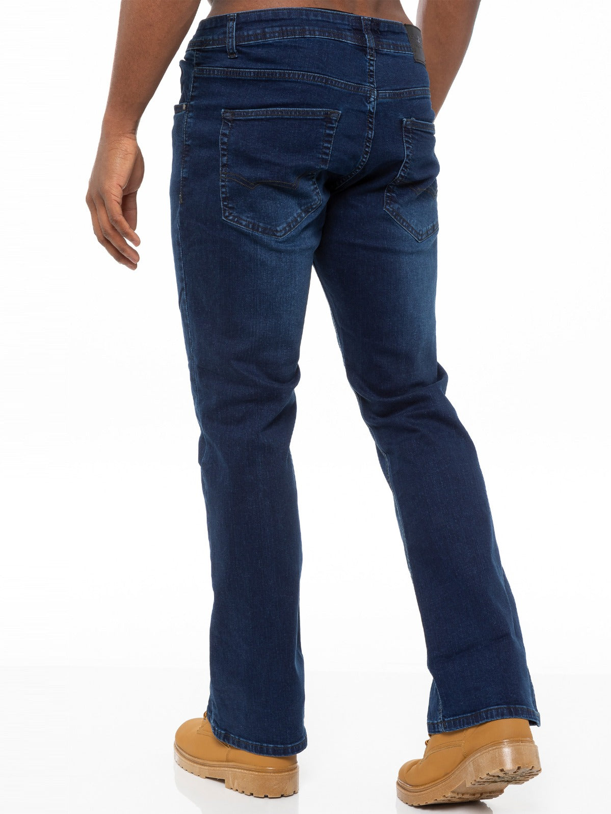 Designer Mens Bootcut Denim Jeans  | Enzo Designer Menswear