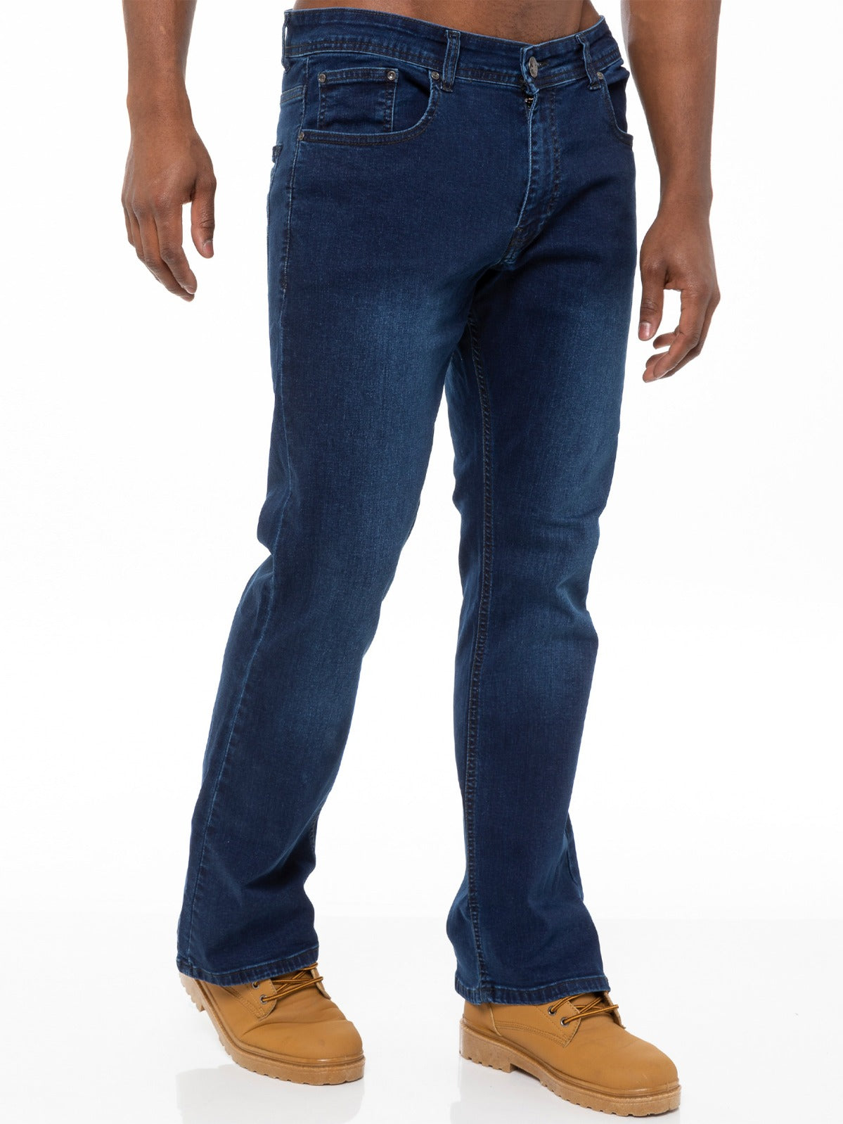 Designer Mens Bootcut Denim Jeans  | Enzo Designer Menswear