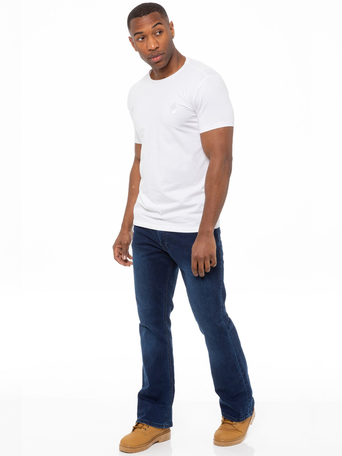 Designer Mens Bootcut Denim Jeans  | Enzo Designer Menswear