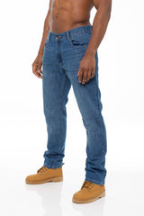 Enzo | Mens Regular Straight Leg Jeans
