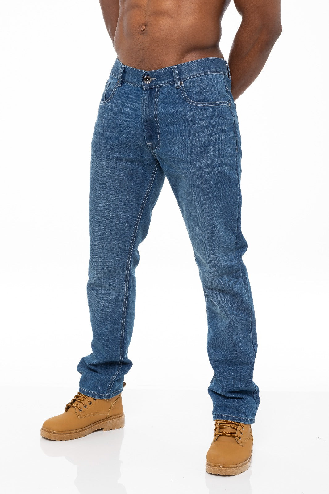 Enzo | Mens Regular Straight Leg Jeans