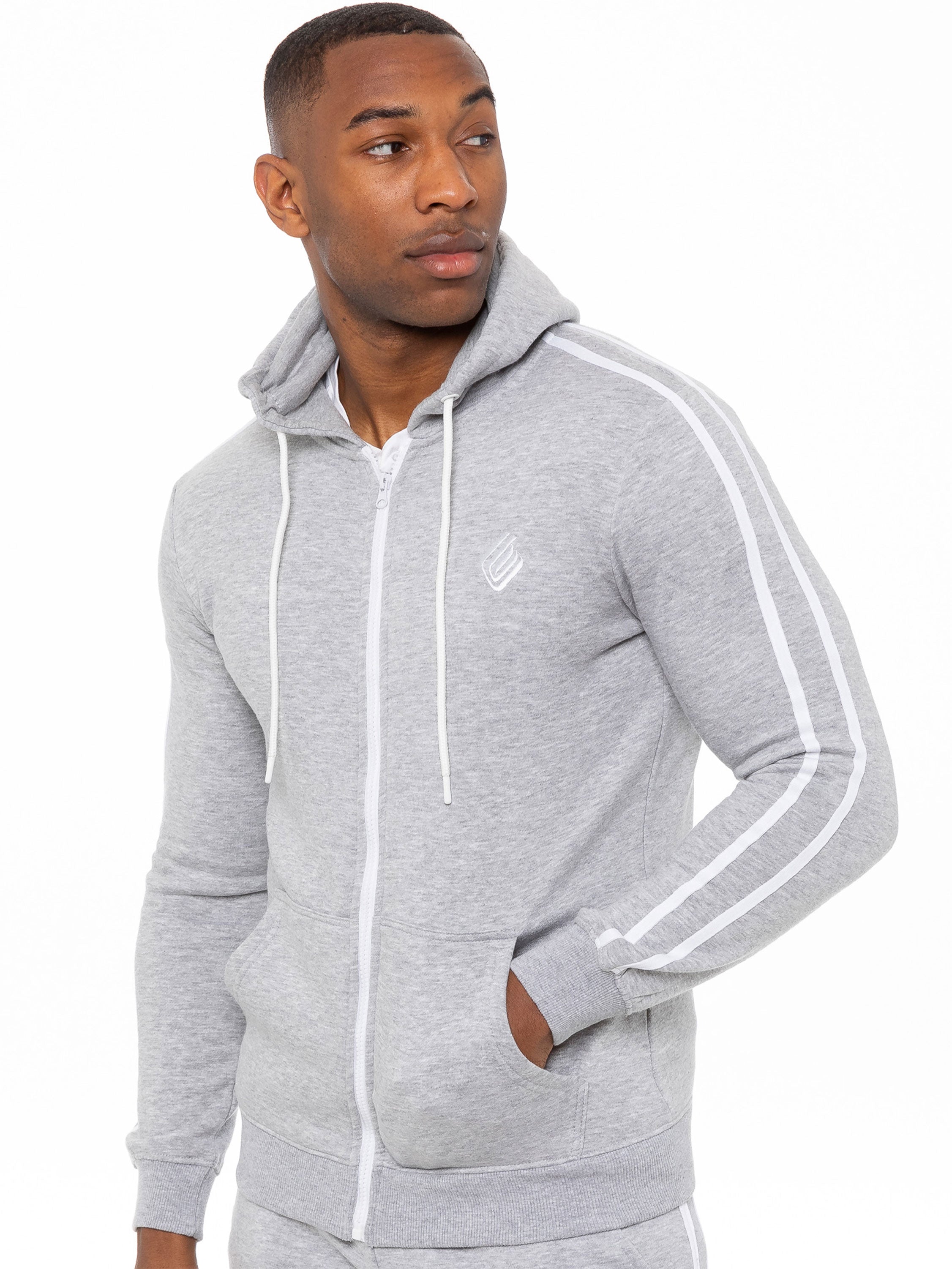 Mens Casual Zip Up Tracksuit Jacket | Enzo Designer Menswear