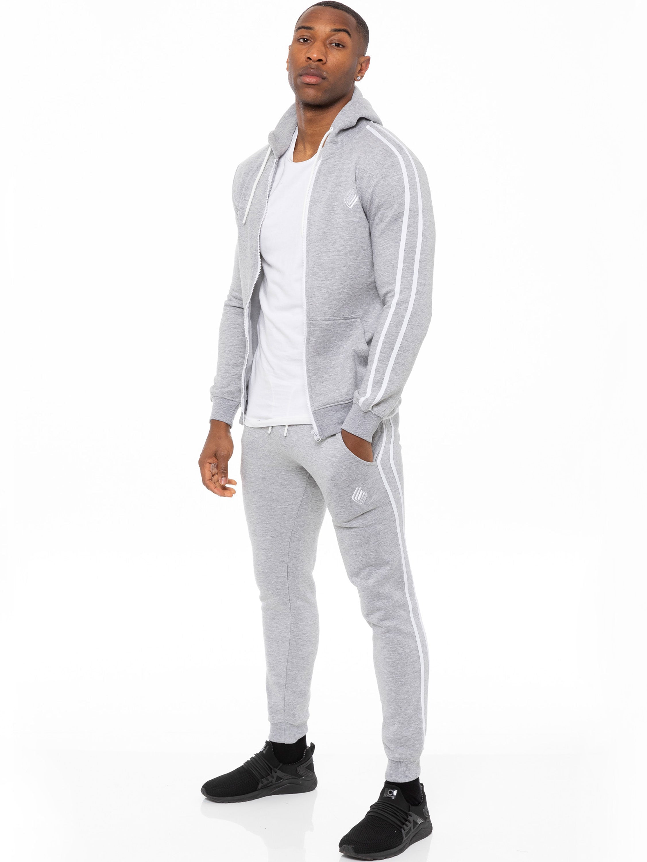 Mens Casual Zip Up Tracksuit Jacket | Enzo Designer Menswear