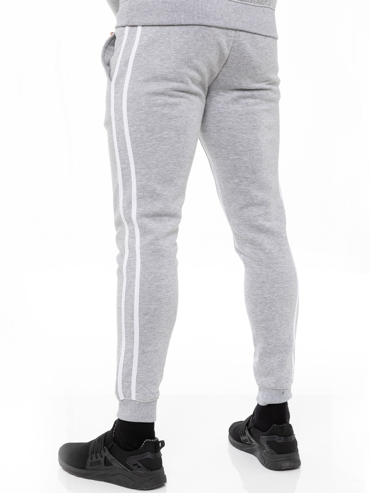 Mens Striped Tracksuit Joggers | Enzo Designer Menswear
