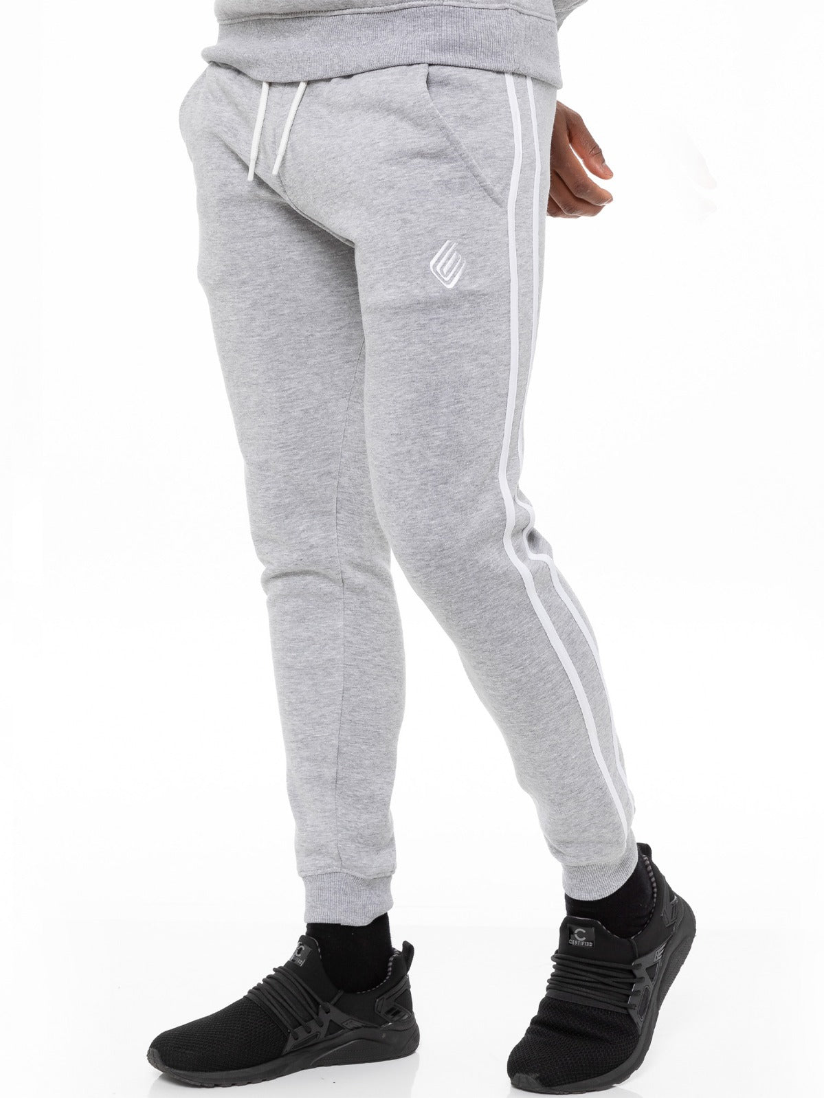Mens Striped Tracksuit Joggers | Enzo Designer Menswear