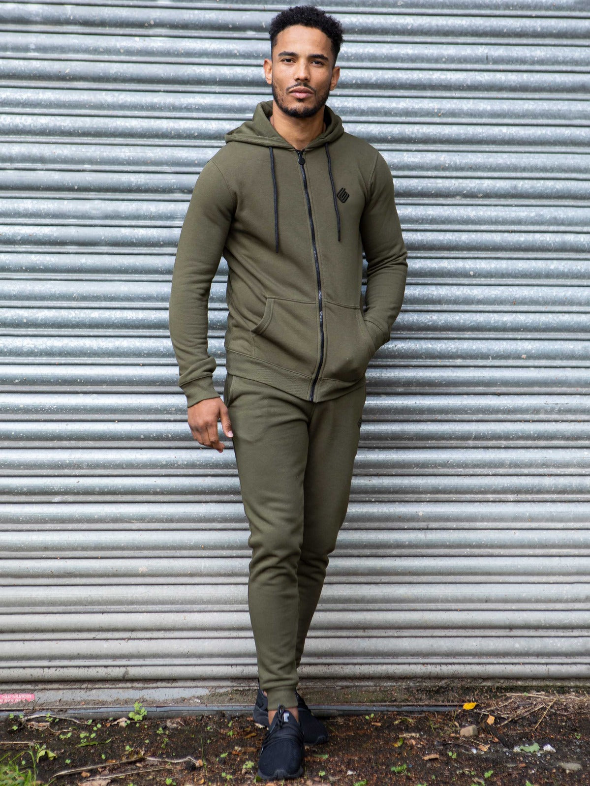 Enzo Mens Slim Fit Fleece Jogging Bottoms