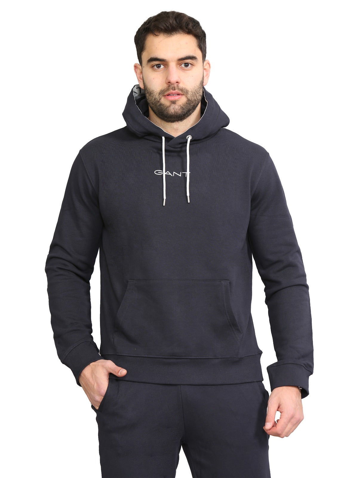 Gant Mens Pullover Striped Hoodie