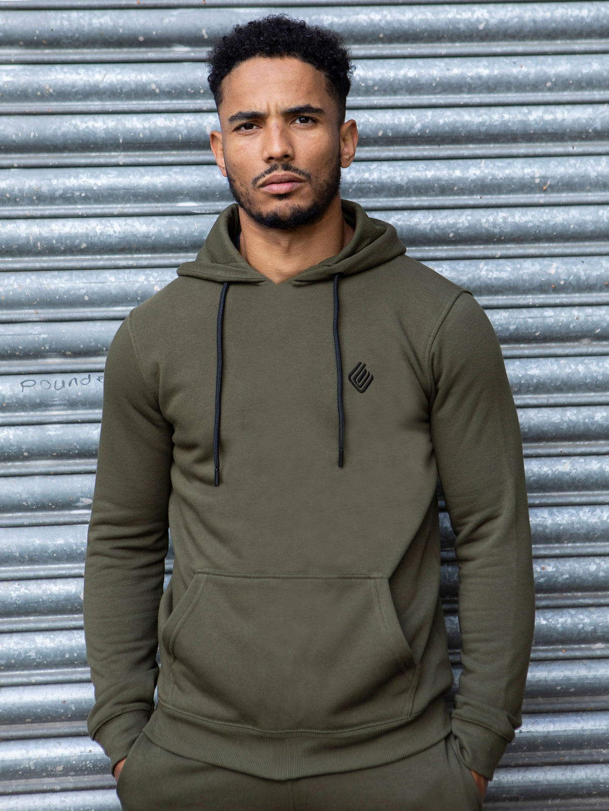 Enzo  Mens Pullover Hooded Jumper