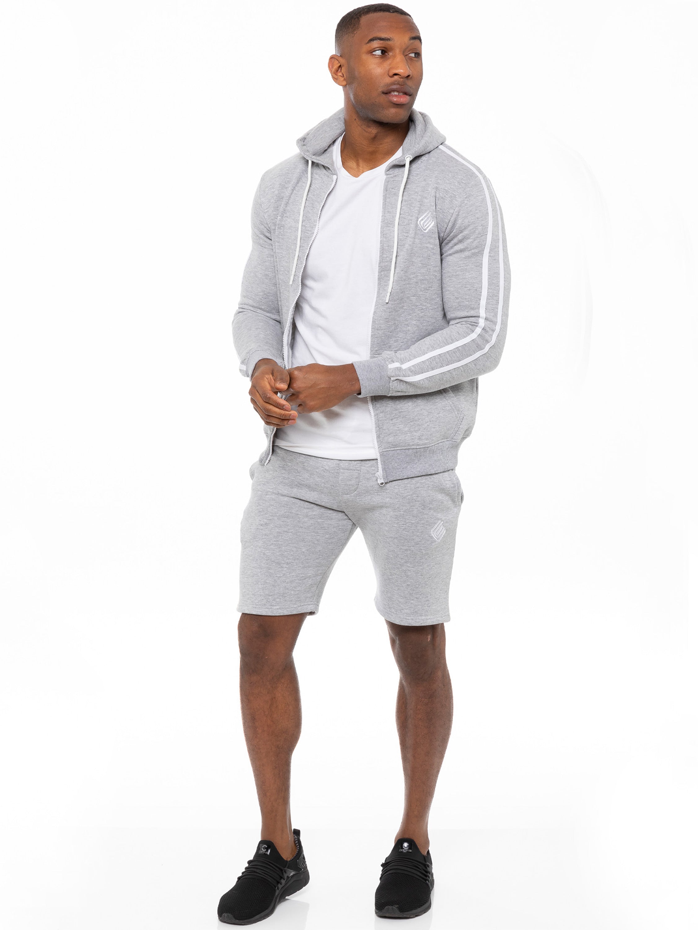 Mens Fleece Gym Running Shorts | Enzo Designer Menswear