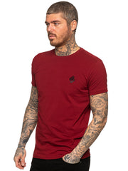 Enzo Mens Slim Fit Stretch Muscle T-Shirt