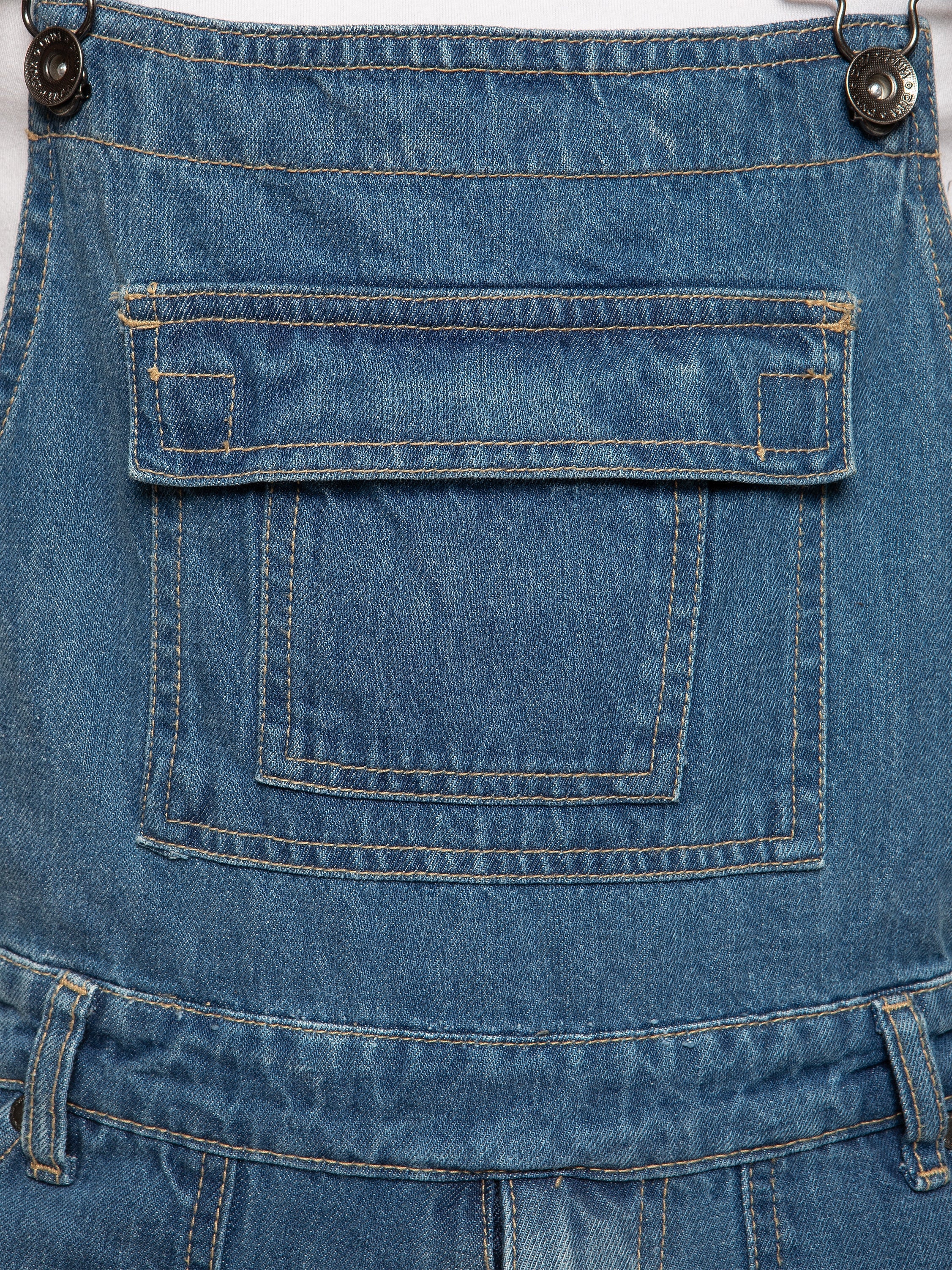 Mens Fashionable Denim Overall Dungarees  | Enzo Designer Menswear