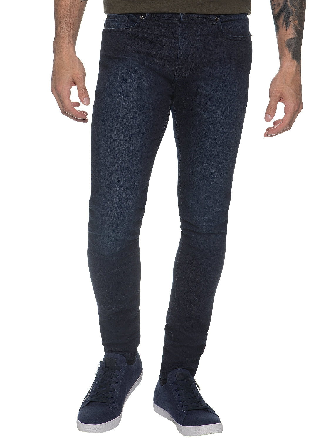 Mens Designer Stretch Skinny Fit Jeans | Enzo Designer Menswear