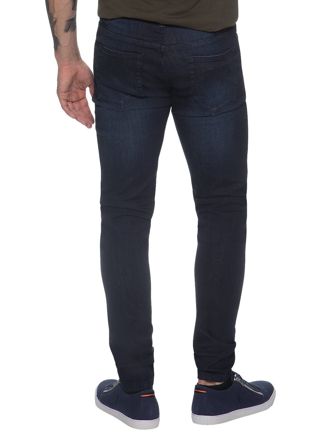 Mens Designer Stretch Skinny Fit Jeans | Enzo Designer Menswear