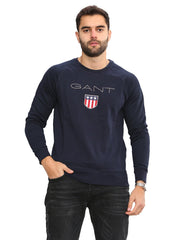 Gant | Mens Printed Pullover Shield Sweatshirt