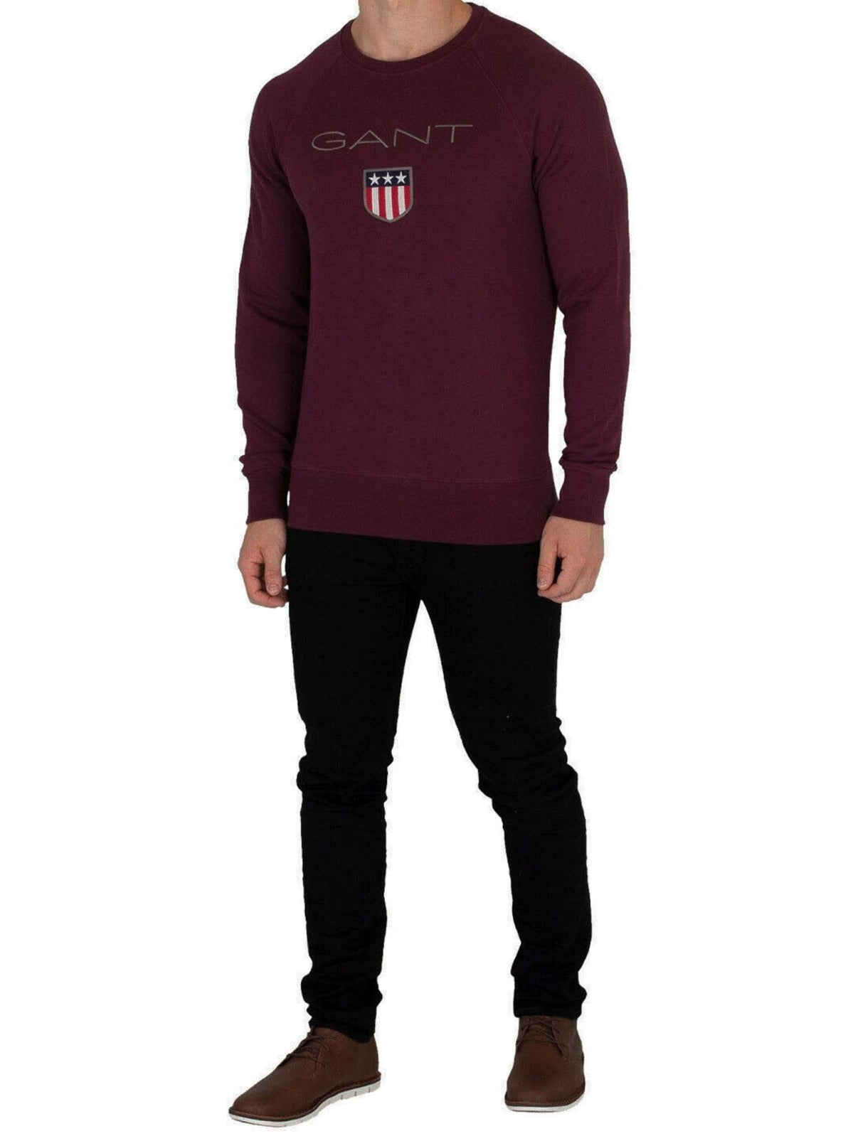 Gant | Mens Printed Pullover Shield Sweatshirt
